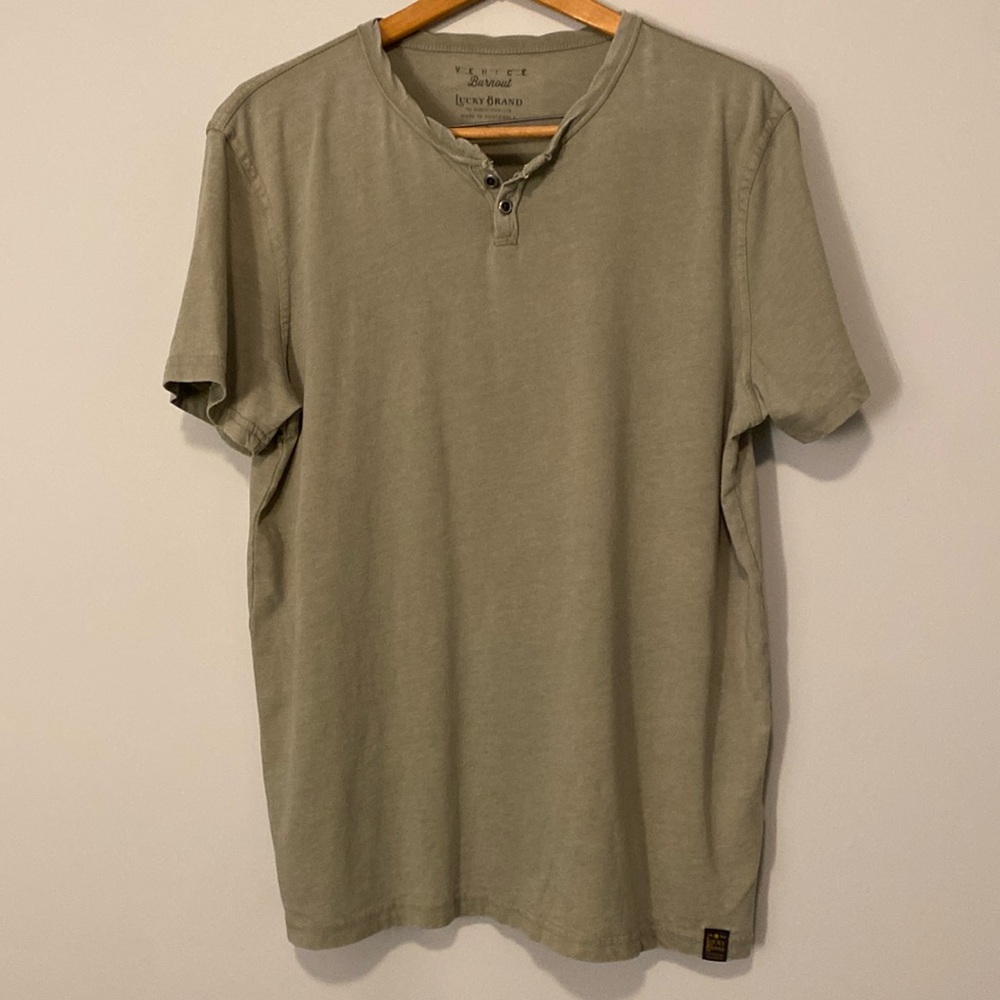 Mens Lucky Brand Button Shirt Medium